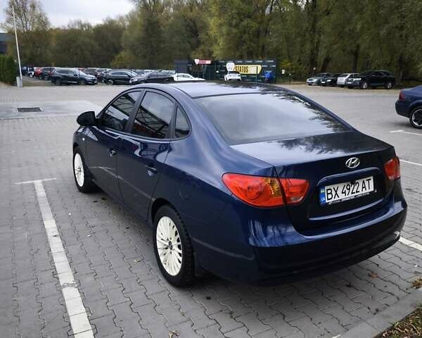 Синий Хендай Элантра, объемом двигателя 1.59 л и пробегом 287 тыс. км за 6300 $, фото 2 на Automoto.ua