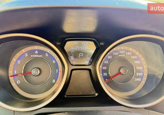 Синий Хендай Элантра, объемом двигателя 1.8 л и пробегом 254 тыс. км за 7500 $, фото 7 на Automoto.ua