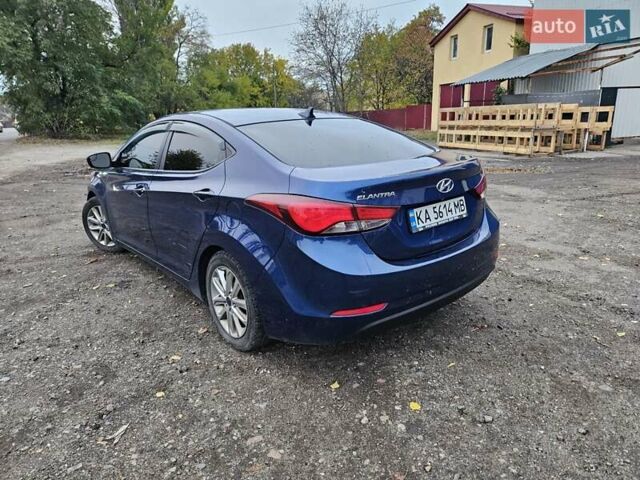 Хендай Элантра 2014 в Киеве на Automoto.ua Синий Хендай Элантра, объемом двигателя 1.8 л и пробегом 169 тыс. км за 8250 $, фото 7 на Automoto.ua