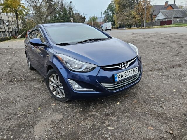 Синий Хендай Элантра, объемом двигателя 1.8 л и пробегом 169 тыс. км за 8250 $, фото 2 на Automoto.ua