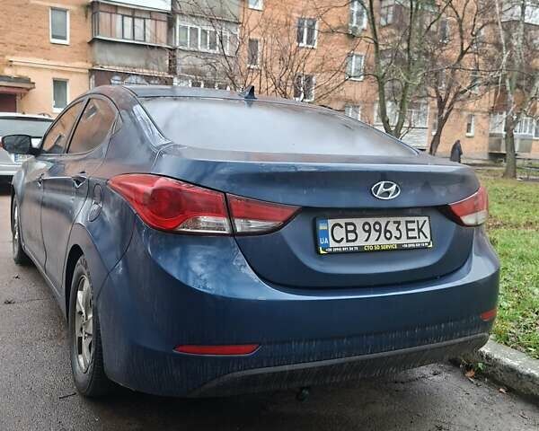 Синий Хендай Элантра, объемом двигателя 1.8 л и пробегом 204 тыс. км за 9000 $, фото 1 на Automoto.ua