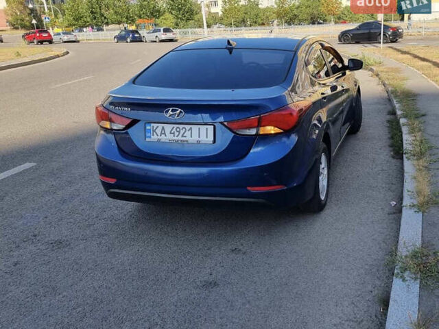 Синий Хендай Элантра, объемом двигателя 1.8 л и пробегом 220 тыс. км за 9800 $, фото 1 на Automoto.ua