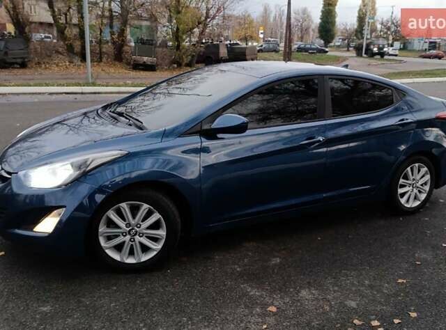 Синий Хендай Элантра, объемом двигателя 1.8 л и пробегом 135 тыс. км за 9500 $, фото 6 на Automoto.ua