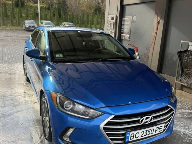Синий Хендай Элантра, объемом двигателя 2 л и пробегом 180 тыс. км за 11000 $, фото 1 на Automoto.ua