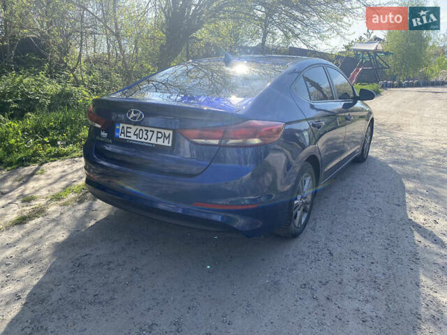 Синий Хендай Элантра, объемом двигателя 2 л и пробегом 153 тыс. км за 12900 $, фото 8 на Automoto.ua