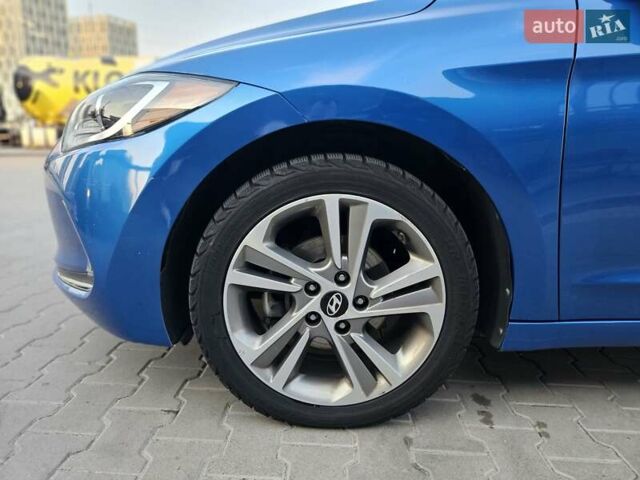 Синий Хендай Элантра, объемом двигателя 2 л и пробегом 102 тыс. км за 13000 $, фото 15 на Automoto.ua