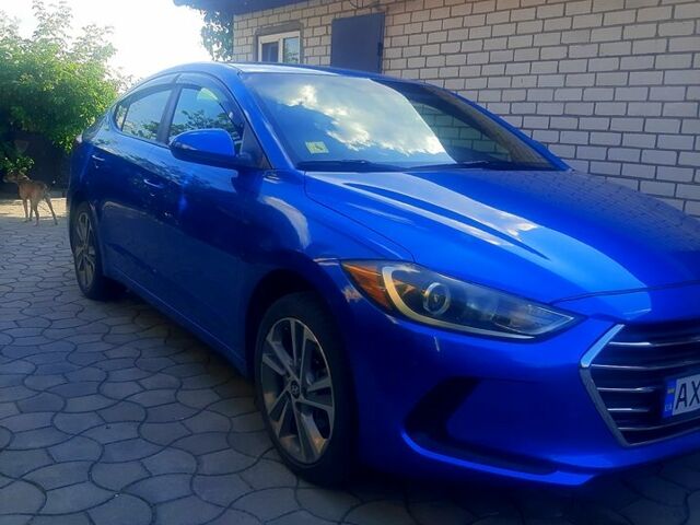 Синий Хендай Элантра, объемом двигателя 2 л и пробегом 189 тыс. км за 10200 $, фото 2 на Automoto.ua