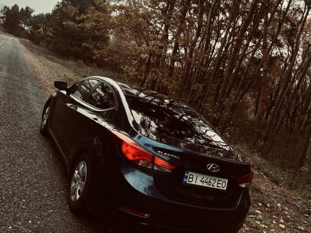 Синий Хендай Элантра, объемом двигателя 1.8 л и пробегом 200 тыс. км за 8900 $, фото 1 на Automoto.ua