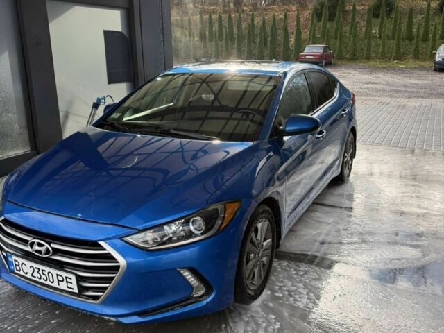 Синий Хендай Элантра, объемом двигателя 2 л и пробегом 180 тыс. км за 11000 $, фото 2 на Automoto.ua