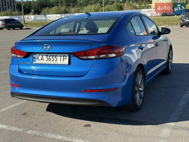 Синий Хендай Элантра, объемом двигателя 2 л и пробегом 101 тыс. км за 12500 $, фото 9 на Automoto.ua
