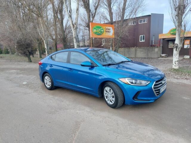 Синий Хендай Элантра, объемом двигателя 2 л и пробегом 80 тыс. км за 10500 $, фото 7 на Automoto.ua