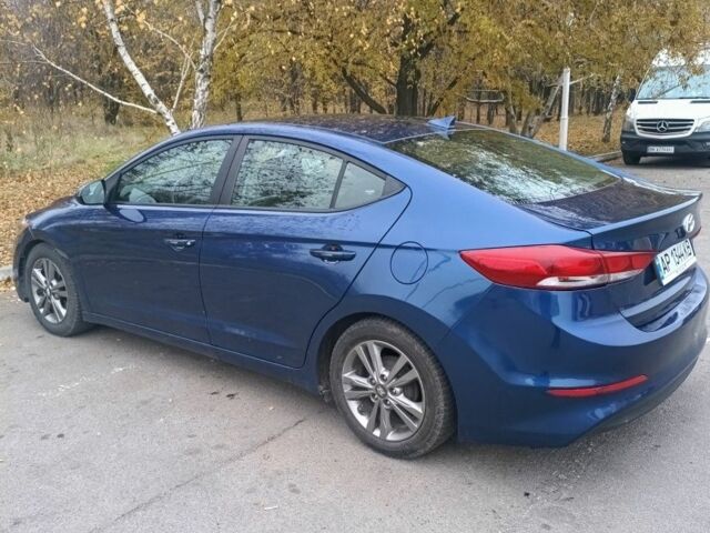 Синий Хендай Элантра, объемом двигателя 2 л и пробегом 102 тыс. км за 9999 $, фото 2 на Automoto.ua