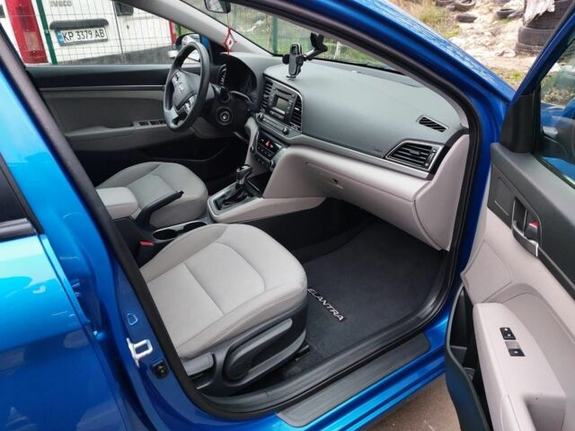 Синий Хендай Элантра, объемом двигателя 2 л и пробегом 80 тыс. км за 10500 $, фото 13 на Automoto.ua