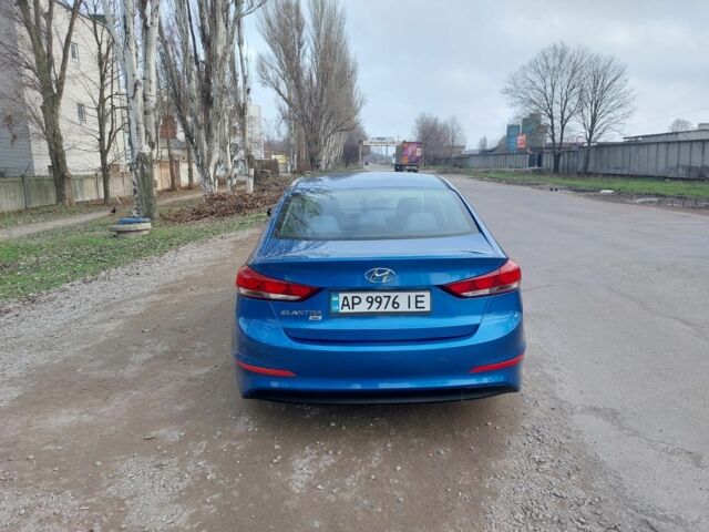 Синий Хендай Элантра, объемом двигателя 2 л и пробегом 80 тыс. км за 10500 $, фото 4 на Automoto.ua