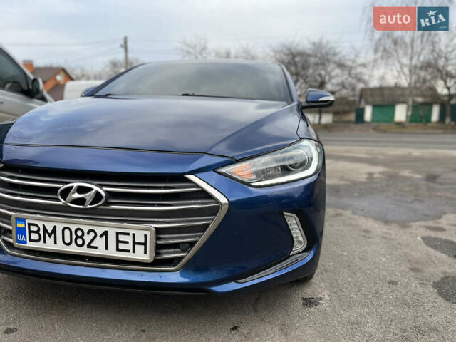 Синий Хендай Элантра, объемом двигателя 2 л и пробегом 150 тыс. км за 10500 $, фото 6 на Automoto.ua
