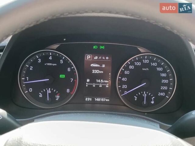 Синий Хендай Элантра, объемом двигателя 2 л и пробегом 147 тыс. км за 13790 $, фото 21 на Automoto.ua