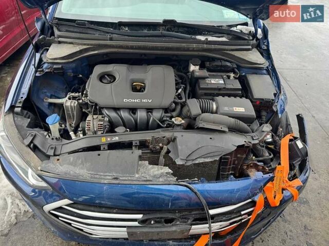 Синий Хендай Элантра, объемом двигателя 2 л и пробегом 113 тыс. км за 8900 $, фото 13 на Automoto.ua