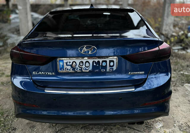 Синий Хендай Элантра, объемом двигателя 2 л и пробегом 100 тыс. км за 11000 $, фото 7 на Automoto.ua