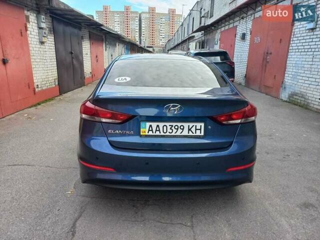 Хендай Элантра 2018 в Киеве на Automoto.ua Синий Хендай Элантра, объемом двигателя 1.59 л и пробегом 119 тыс. км за 11500 $, фото 1 на Automoto.ua