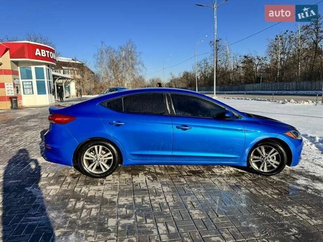 Синий Хендай Элантра, объемом двигателя 2 л и пробегом 190 тыс. км за 10300 $, фото 7 на Automoto.ua