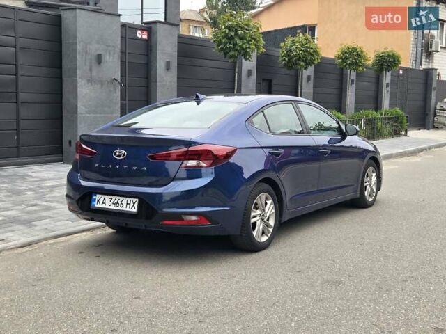 Синий Хендай Элантра, объемом двигателя 2 л и пробегом 98 тыс. км за 13500 $, фото 3 на Automoto.ua