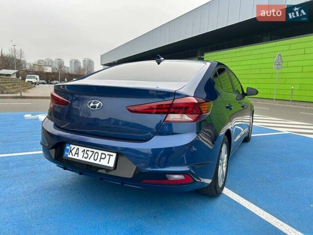 Синий Хендай Элантра, объемом двигателя 2 л и пробегом 140 тыс. км за 12800 $, фото 3 на Automoto.ua