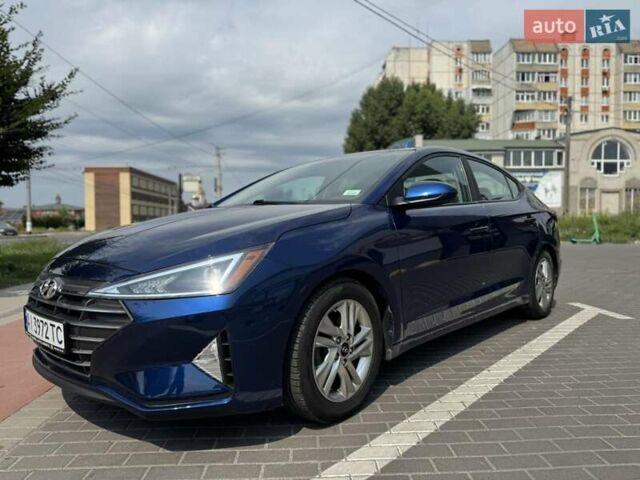 Синий Хендай Элантра, объемом двигателя 2 л и пробегом 150 тыс. км за 12900 $, фото 5 на Automoto.ua