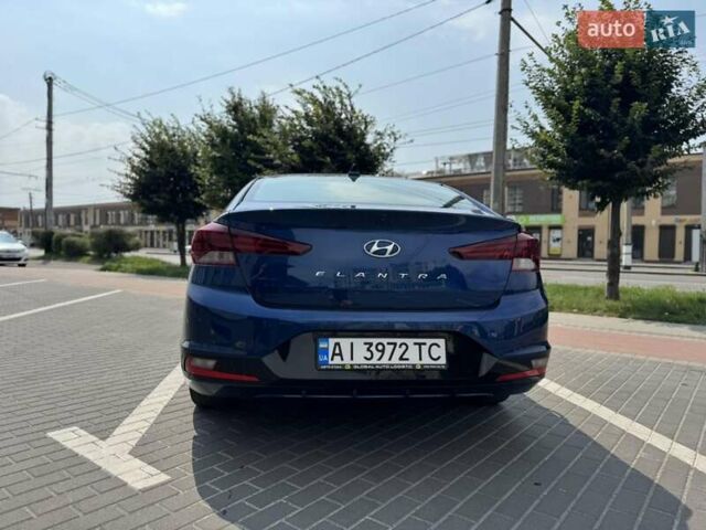 Синий Хендай Элантра, объемом двигателя 2 л и пробегом 150 тыс. км за 12900 $, фото 9 на Automoto.ua