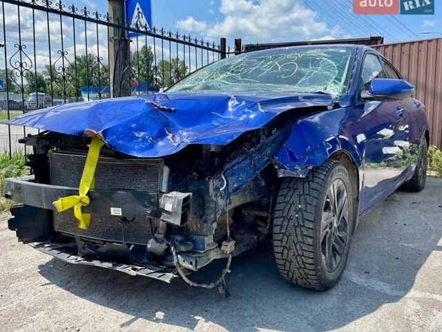 Синій Хендай Елантра, об'ємом двигуна 2 л та пробігом 83 тис. км за 8500 $, фото 1 на Automoto.ua