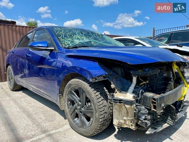 Синий Хендай Элантра, объемом двигателя 2 л и пробегом 83 тыс. км за 8900 $, фото 4 на Automoto.ua