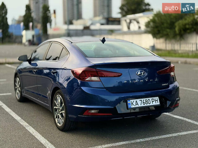 Хендай Элантра 2020 в Киеве на Automoto.ua Синий Хендай Элантра, объемом двигателя 2 л и пробегом 48 тыс. км за 14300 $, фото 6 на Automoto.ua