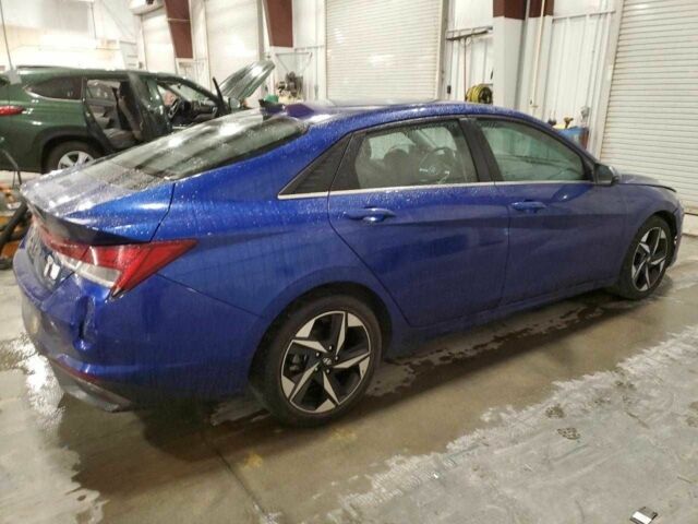 Синий Хендай Элантра, объемом двигателя 2 л и пробегом 92 тыс. км за 3800 $, фото 2 на Automoto.ua