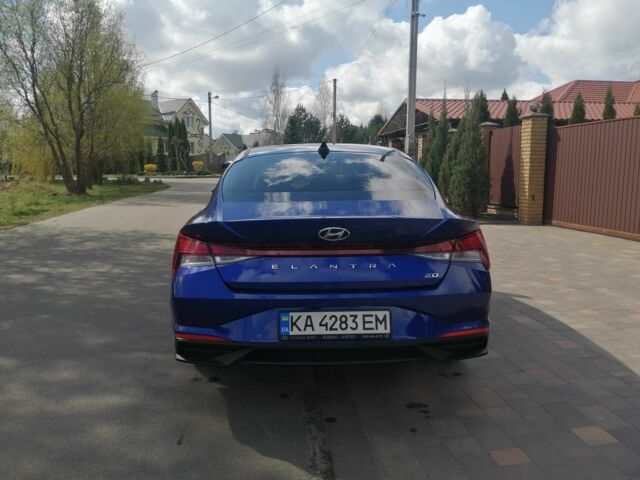 Синий Хендай Элантра, объемом двигателя 2 л и пробегом 21 тыс. км за 19900 $, фото 6 на Automoto.ua
