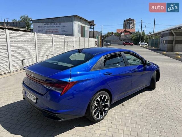 Синий Хендай Элантра, объемом двигателя 2 л и пробегом 39 тыс. км за 19500 $, фото 5 на Automoto.ua