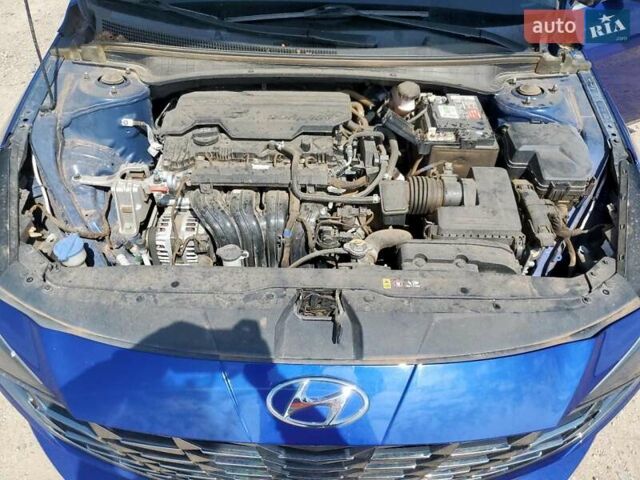 Синий Хендай Элантра, объемом двигателя 2 л и пробегом 107 тыс. км за 3900 $, фото 10 на Automoto.ua