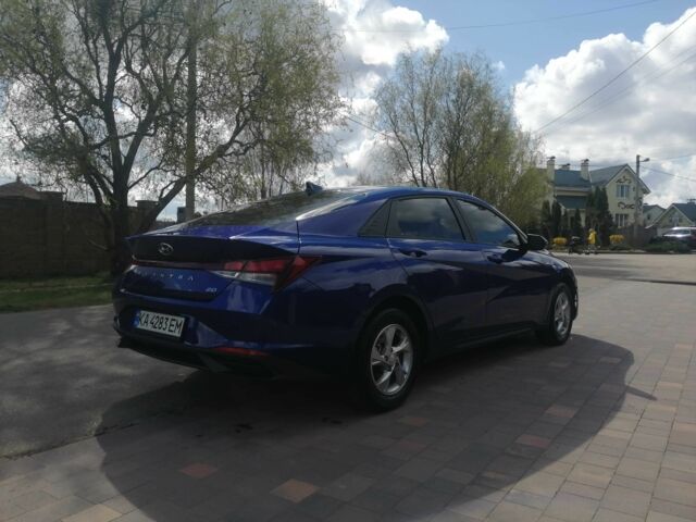 Синий Хендай Элантра, объемом двигателя 2 л и пробегом 21 тыс. км за 19900 $, фото 5 на Automoto.ua