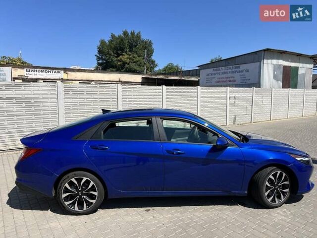 Синий Хендай Элантра, объемом двигателя 2 л и пробегом 39 тыс. км за 19500 $, фото 4 на Automoto.ua