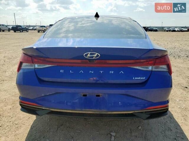 Синий Хендай Элантра, объемом двигателя 2 л и пробегом 107 тыс. км за 3900 $, фото 5 на Automoto.ua
