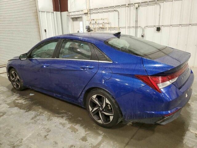 Синий Хендай Элантра, объемом двигателя 2 л и пробегом 92 тыс. км за 3800 $, фото 1 на Automoto.ua