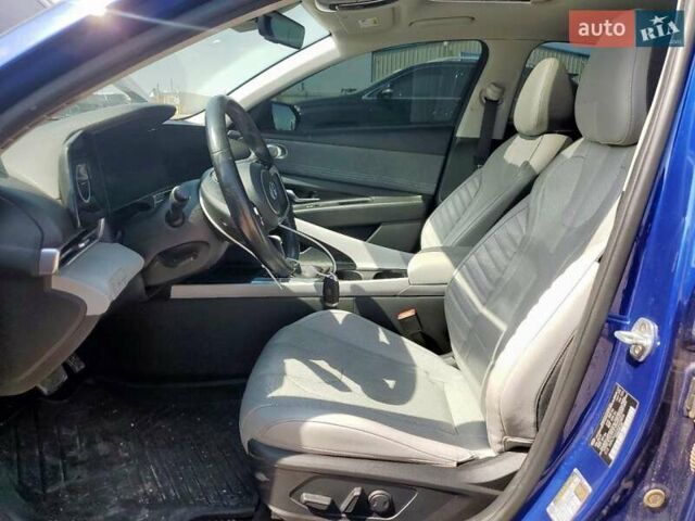Синий Хендай Элантра, объемом двигателя 2 л и пробегом 107 тыс. км за 3900 $, фото 6 на Automoto.ua