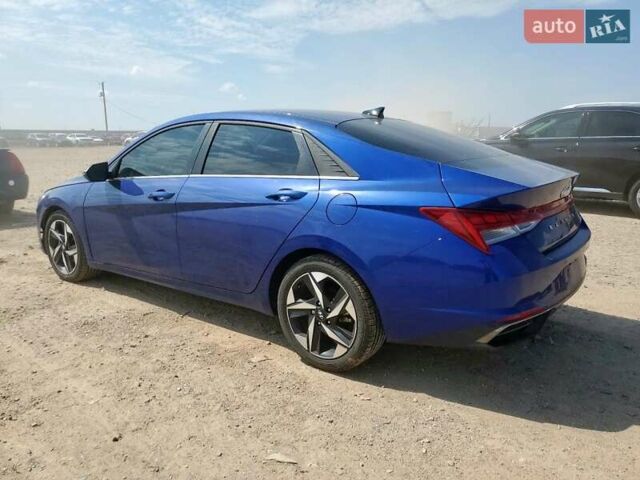 Синий Хендай Элантра, объемом двигателя 2 л и пробегом 107 тыс. км за 3900 $, фото 1 на Automoto.ua