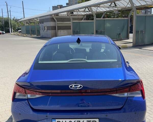 Синий Хендай Элантра, объемом двигателя 2 л и пробегом 39 тыс. км за 19500 $, фото 6 на Automoto.ua