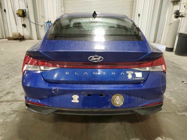 Синий Хендай Элантра, объемом двигателя 2 л и пробегом 92 тыс. км за 3800 $, фото 5 на Automoto.ua