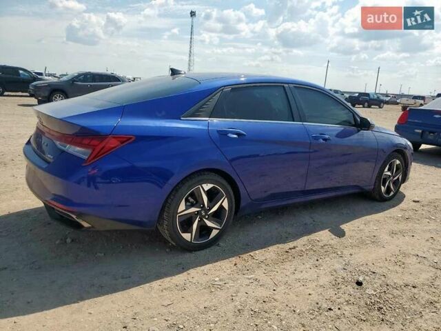 Синий Хендай Элантра, объемом двигателя 2 л и пробегом 107 тыс. км за 3900 $, фото 2 на Automoto.ua