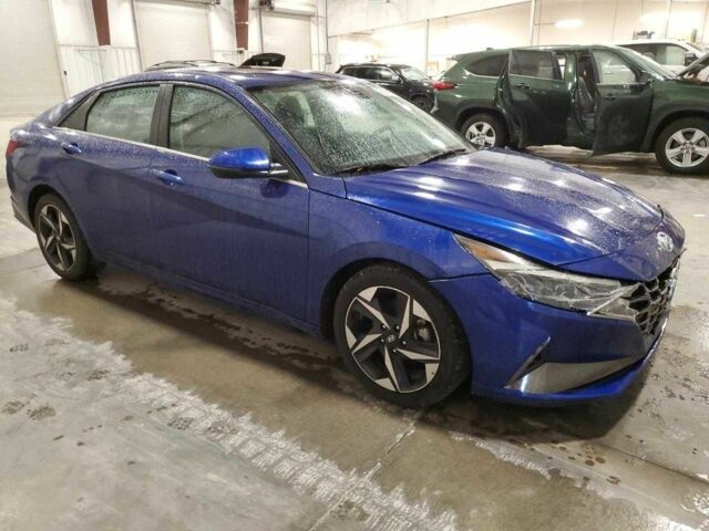 Синий Хендай Элантра, объемом двигателя 2 л и пробегом 92 тыс. км за 3800 $, фото 3 на Automoto.ua