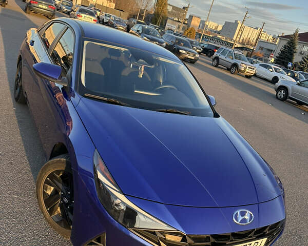Синій Хендай Елантра, об'ємом двигуна 2 л та пробігом 57 тис. км за 19800 $, фото 1 на Automoto.ua