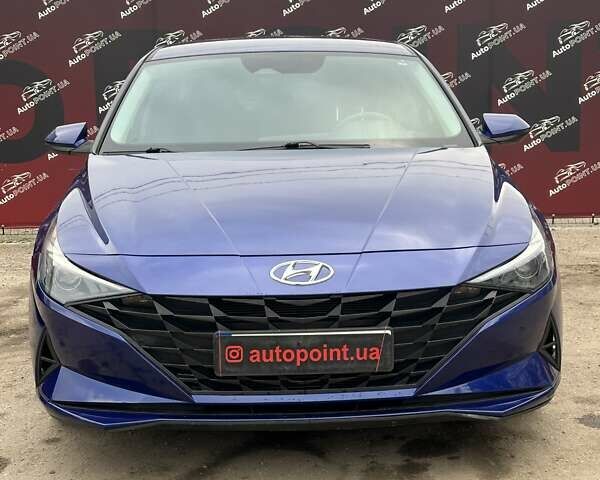 Синий Хендай Элантра, объемом двигателя 2 л и пробегом 118 тыс. км за 15000 $, фото 1 на Automoto.ua