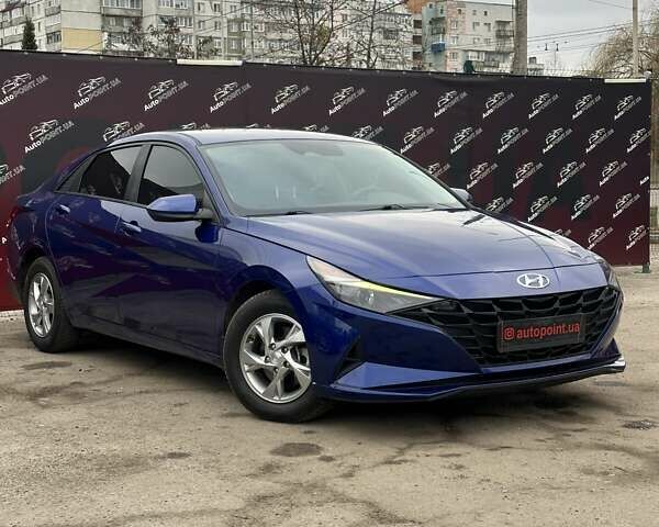 Синий Хендай Элантра, объемом двигателя 2 л и пробегом 118 тыс. км за 15000 $, фото 3 на Automoto.ua