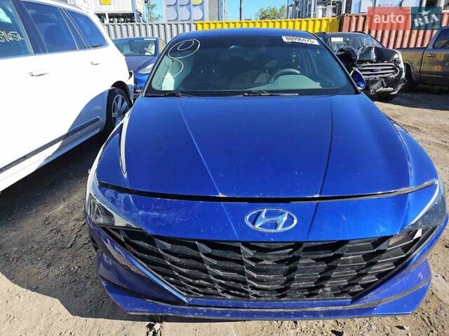 Синий Хендай Элантра, объемом двигателя 2 л и пробегом 44 тыс. км за 10700 $, фото 5 на Automoto.ua