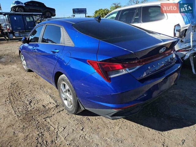 Синий Хендай Элантра, объемом двигателя 2 л и пробегом 44 тыс. км за 10700 $, фото 2 на Automoto.ua